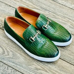Marc Nolan Boardwalk Bit Green Loafer Sneakers / Loafers